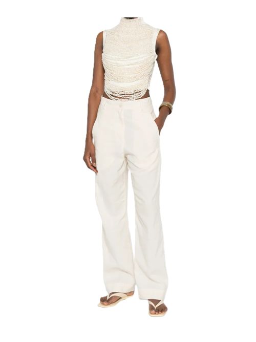 DRIES VAN NOTEN PINCKS PANT ecrù DRIES VAN NOTEN | 261-010976-31835 ECRÙ